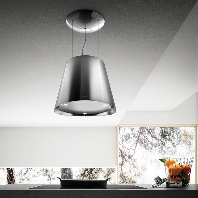 Elica 20" Easy 350 CFM Ducted Island Range Hood Wayfair